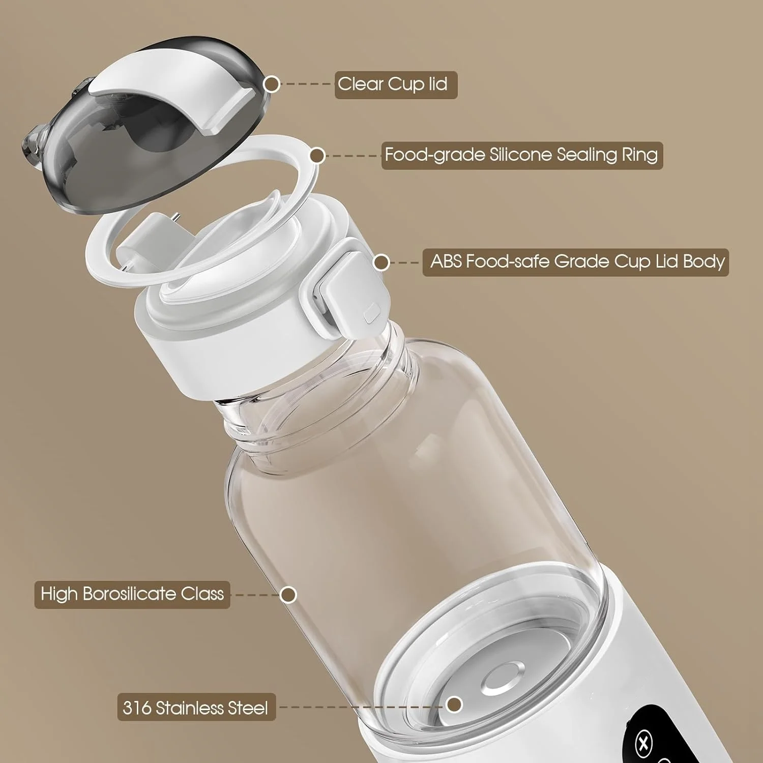 Portable USB Power Bank Baby Bottle Warmer Travel Milk Warmer Infant Feeding Bottle Heated Cover Home Appliances Stainless Steel