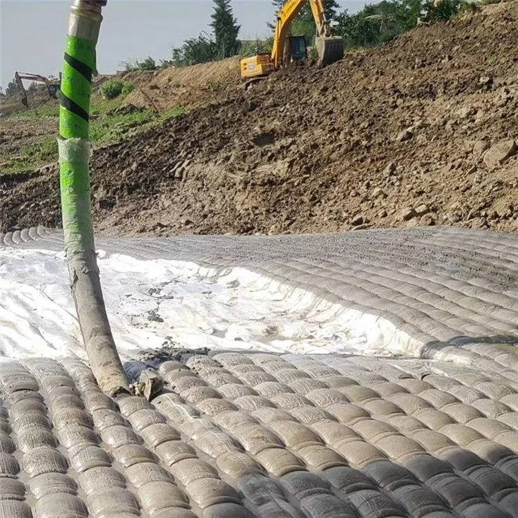 Factory Fabric Formed Concrete /Geosynthetic Concrete Liner for Channel / Dam Linings