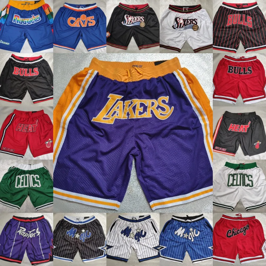 
In-stock High Quality Latest Embroidered Street Fashion Man Sport Uniform Jersey Basketball Shorts 