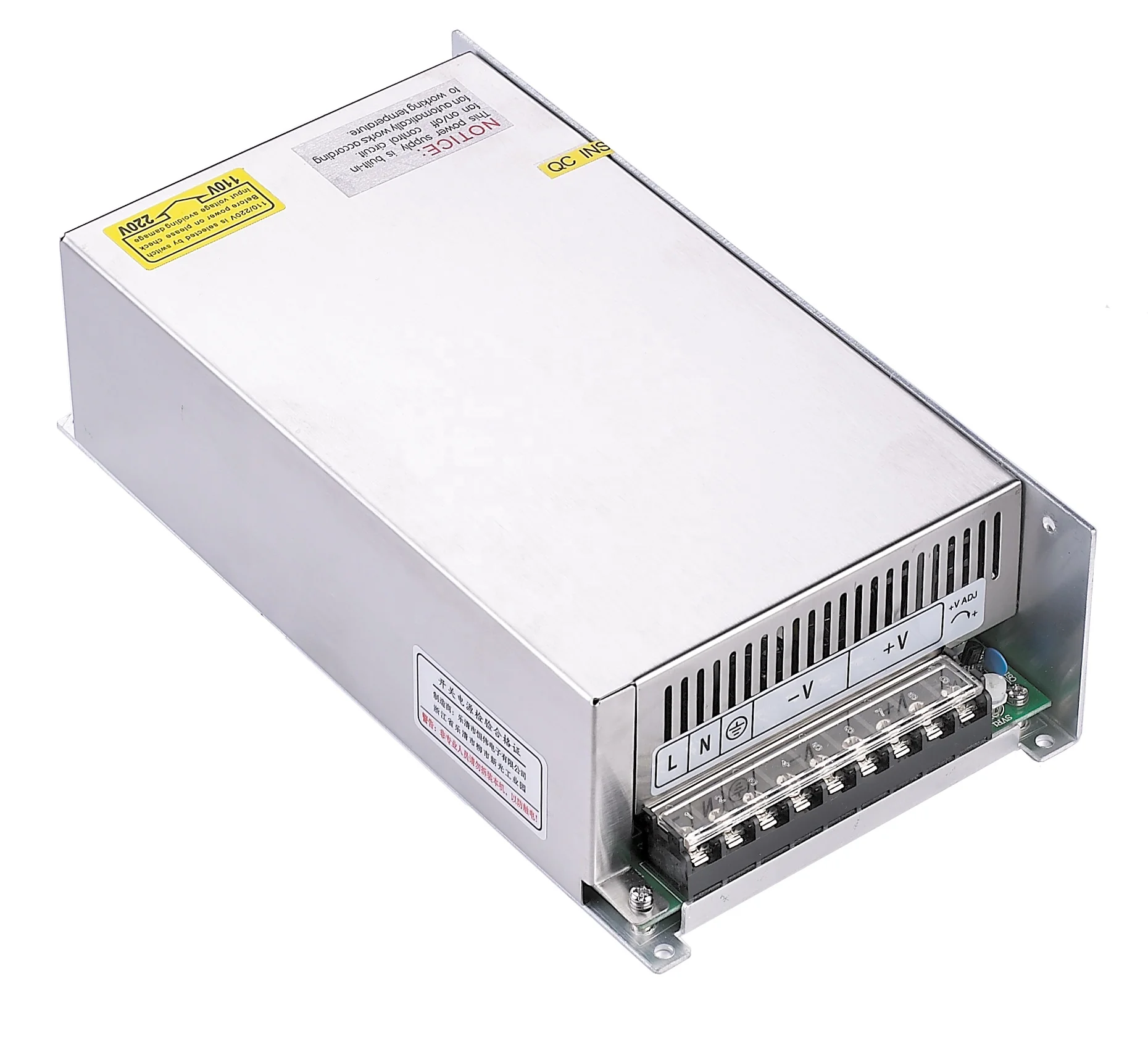 Одобренный CE ROHS закрытый CV Тип HS-600W-12 600W 12V 50A трансформатор для светодиодной декоративной подсветки
