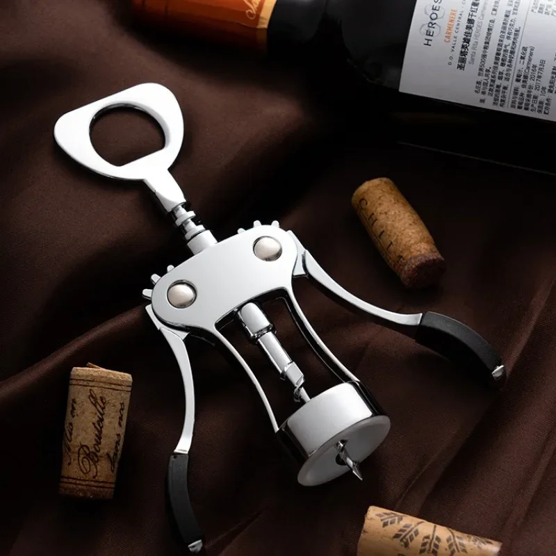Premium Heavy Duty Stainless Steel Screw & Zinc Alloy Body Wing Corkscrew Wine&Beer Bottle Opener