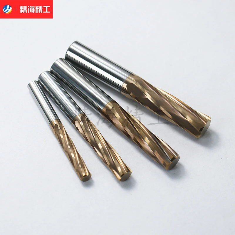 Imported tungsten steel alloy coated reamer spiral steel reamer