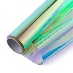 PET 30m Holographic clear window film iridescent window decoration glass iridescent Film