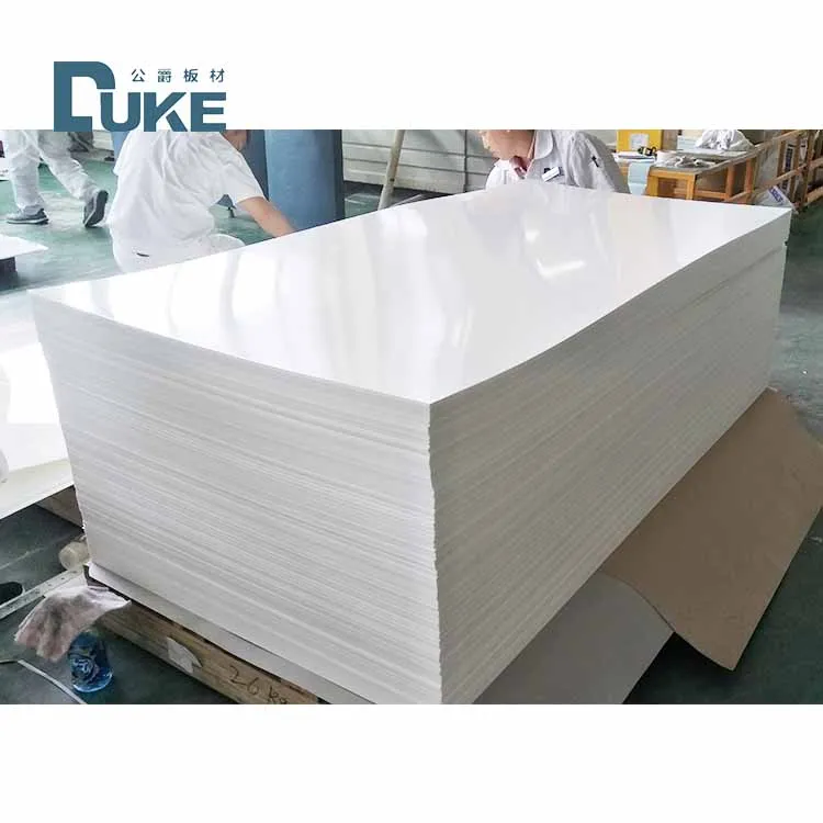 Duke High Quality 2mm 6mm 8mm Sanitary Ware Cast Acrylic Sheets for Bathtub