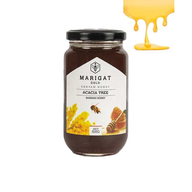 
Marigat Gold Kenyan Honey Acacia Tree 500g jar Royal King Honey Ukraine Honey 