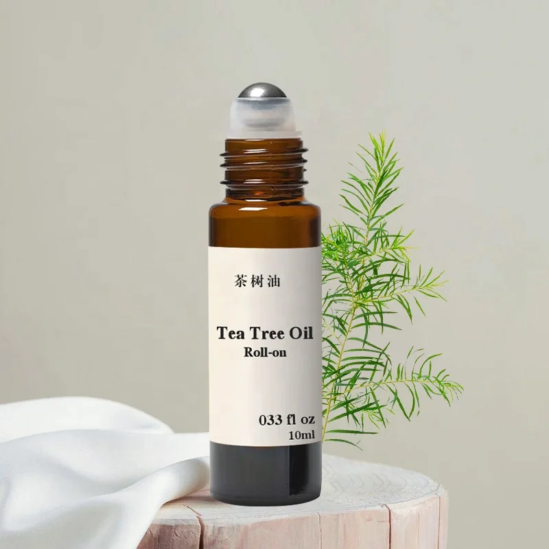 10ML Roll-on Tea Tree Hair Oil With Free Sample Tea Tree Oil Foot Soak And Nails