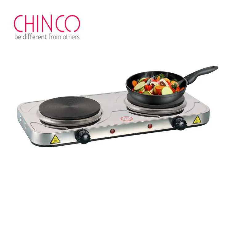 Best 220V double electric hot plate for cooking with CE CB GS