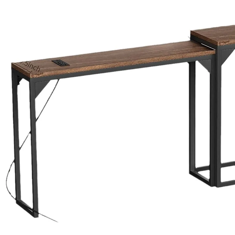 Manufacturers living room floor hallway porch table Portable sofa with power socket multi-functional side table set