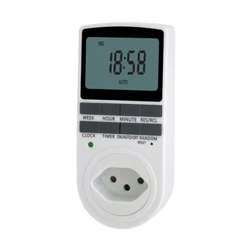 XZX EU/UK/US/AU Digital Light Timer Plug Outlet Timer Socket LCD Display Energy Saving Timer Socket
