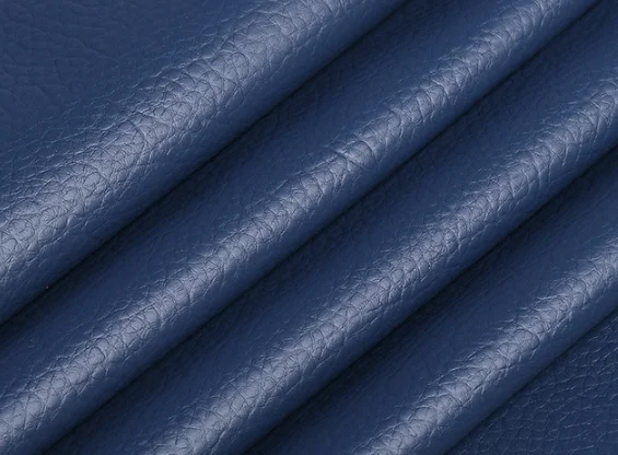 Soft Vinyl Roll Sofa Litchi Grain PVC Leather Fabric Material