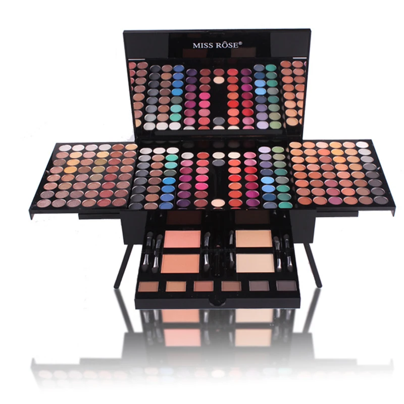 MISS ROSE 180 Colors Eyeshadow Palette Cosmetic Fashion Women Makeup Case Full Make up Eye Shadow Maquillage