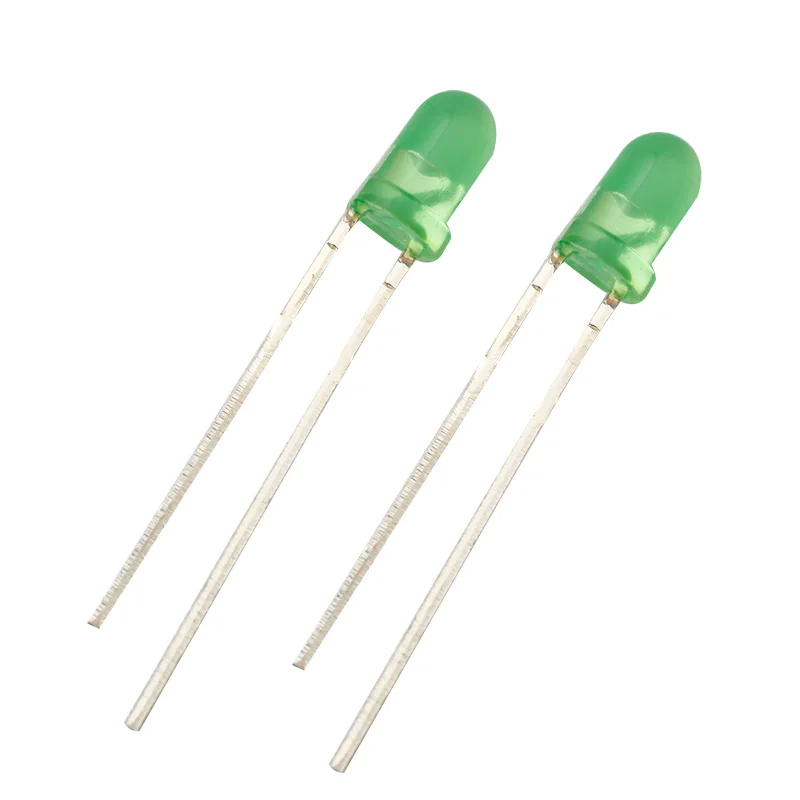 5mm round  green diffused diode green light emitting tube LED light emitting diode