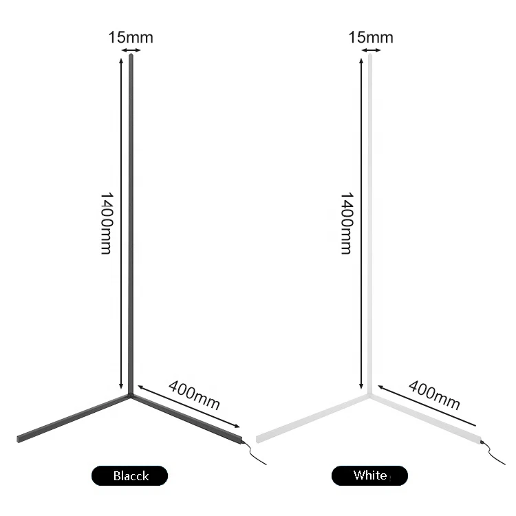 Blind bulk Drop Shipping Minimalist RGBWW Light Remote Control Modern Nordic Europe Tripod LED Corner Floor Lamp
