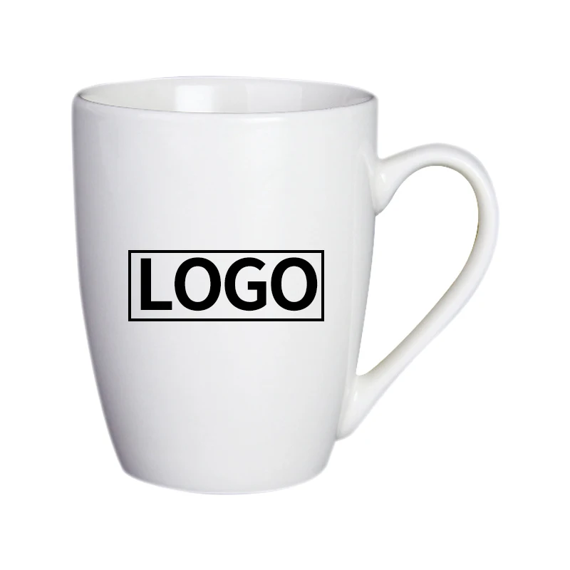 Wholesale 12 oz gold handle gift gold trim coffee milk tea mugs porcelain blank white ceramic cups ceramic white mugs