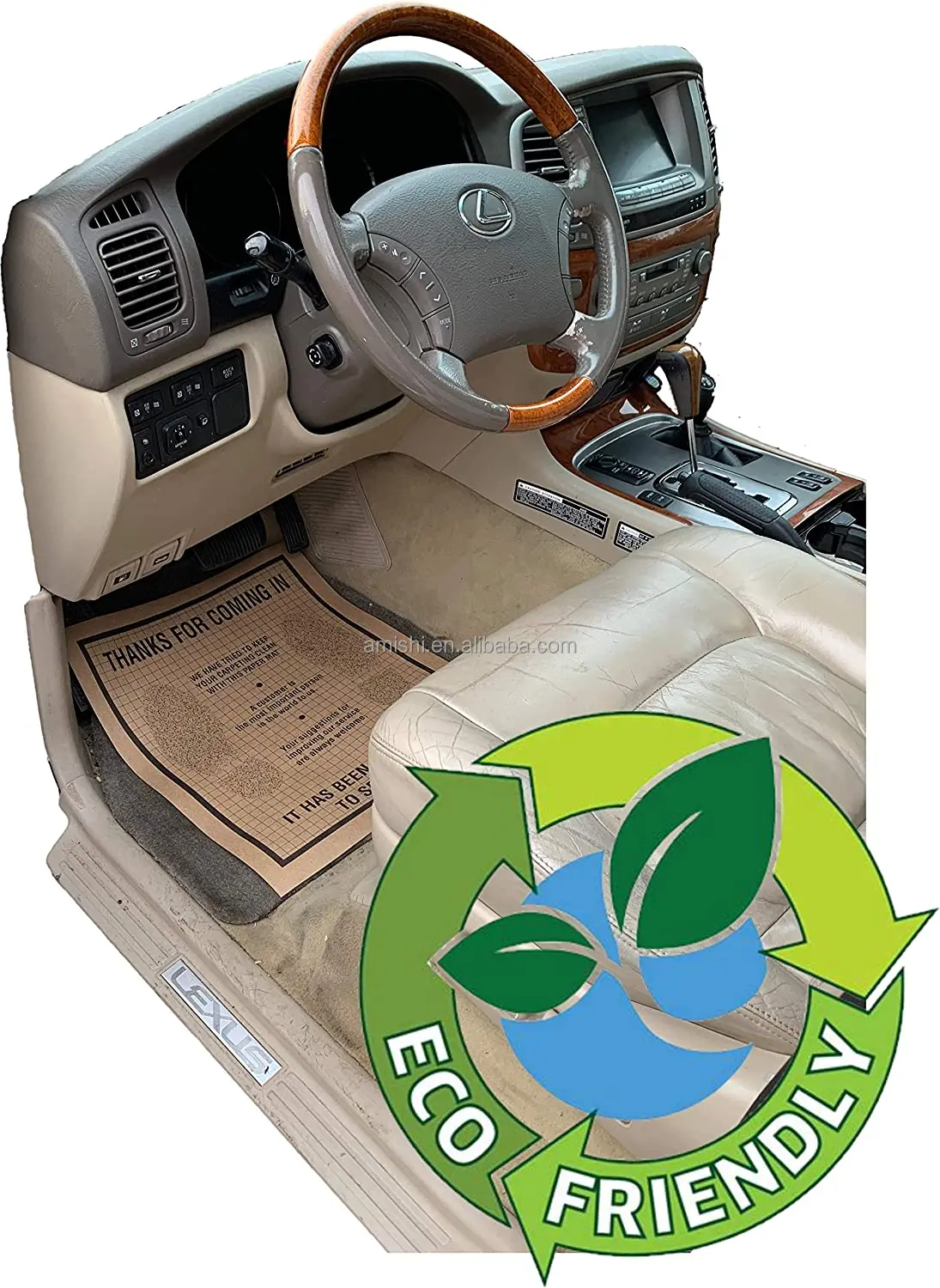  Wholesale Paper Car Floor Mats Custom Disposable Mat For Universal Kraft