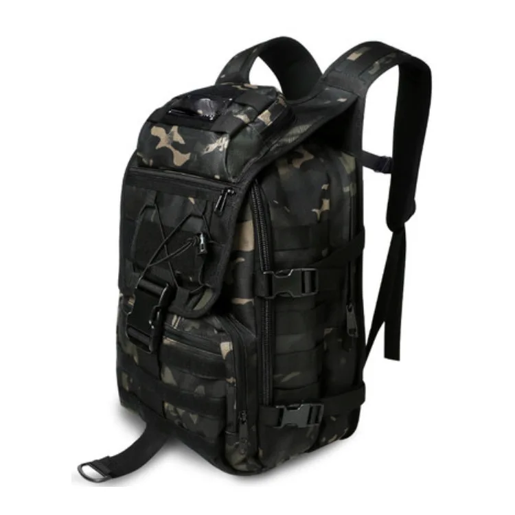 Hot Multi-Functional Outdoor Tactics Backpack Large Capacity Waterproof Hiking Backpack Python Pattern Camouflage Backpack