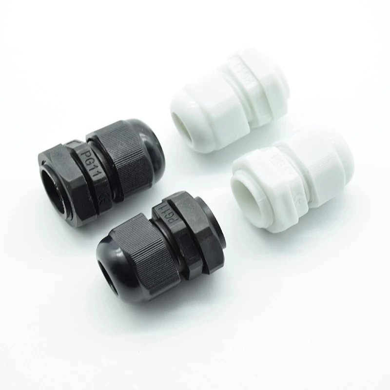 M-type cable waterproof glands plastic rotary external thread