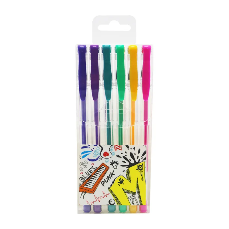 European Standard 0.5mm Bullet Neutral Pen School Stationery Needle Tube Pen 0.5 Signature Gel Ink Pen