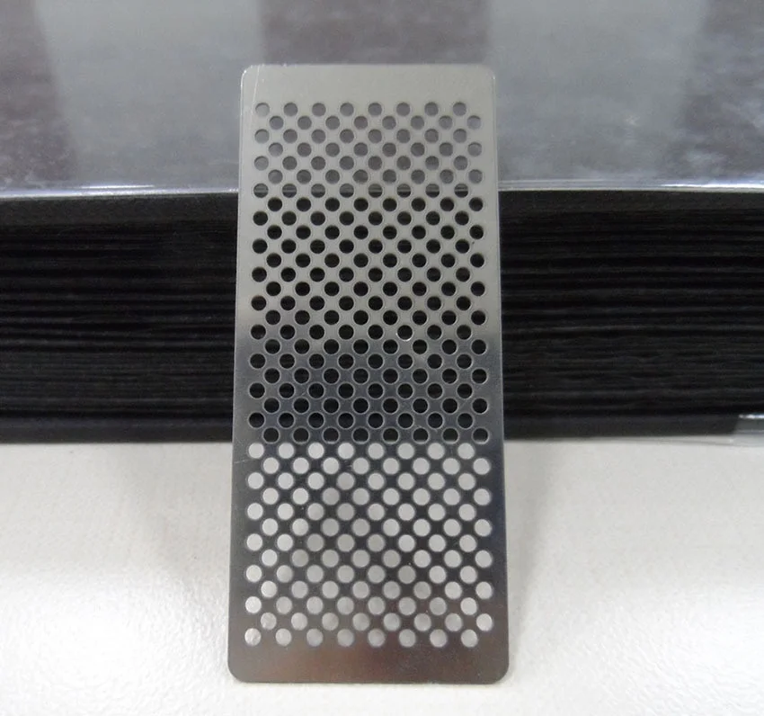 Photo etching stainless steel micro perforated sheets are more rigid and durable for a longer service life