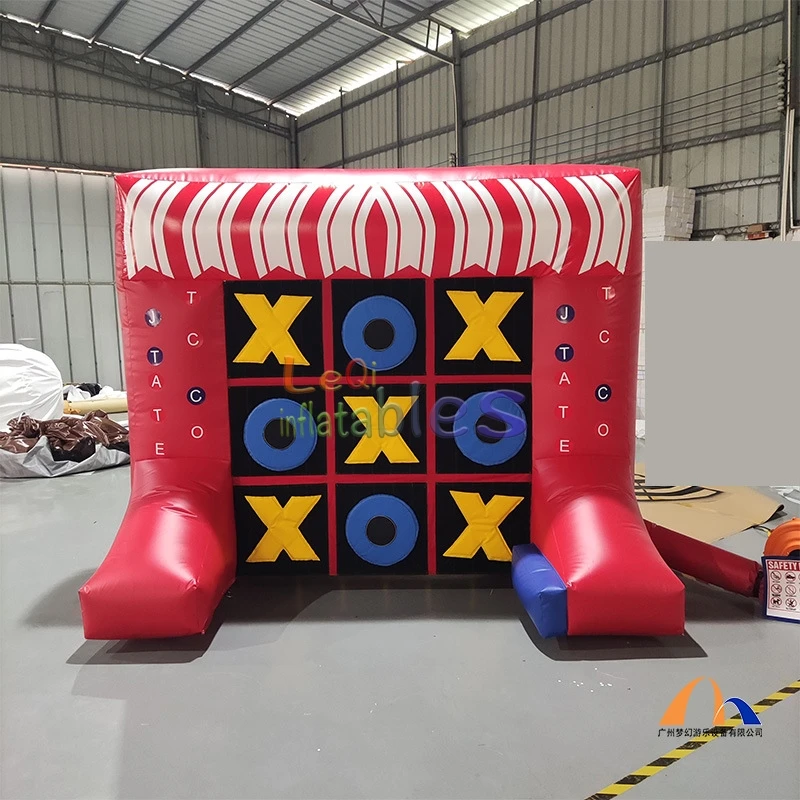 2 в 1 надувной карнавал Tac Toe Game надувные игры noughs And Cross для аренды