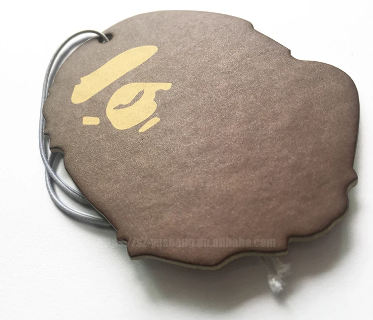 Full color paper air freshener Lavender Scents car freshener