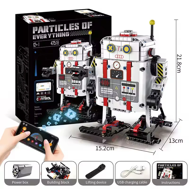 App Remote Control Building Block Series Toys 2.4g Remote Control Intelligent Robot Toys,Smart Programmable Walking Robot Toys