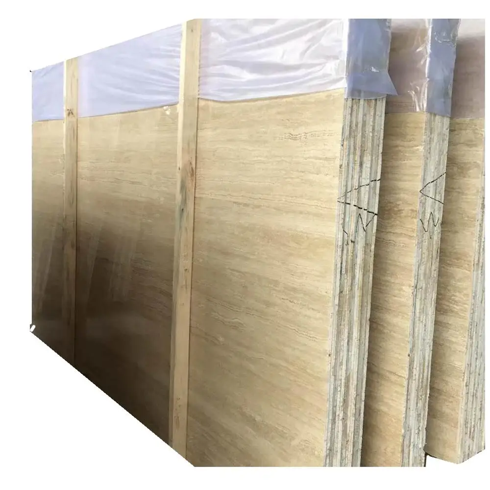 Factory direct turkish travertine marble natural stone crema perlato traventin wood texture marble travertine tiles turkey