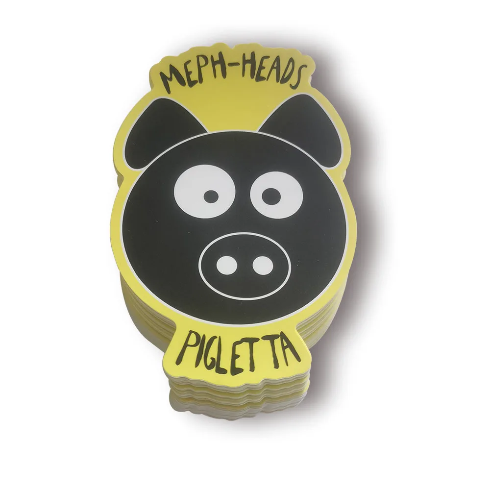 Custom Logo Label Sticker Roll Self Adhesive Recyclable Vinyl Stickers Die Cut Stickers