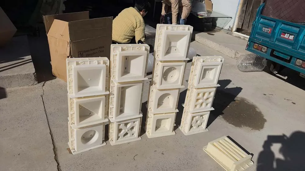 2024 New Breeze Block Double Sides Arch Shape Hollow Molds for Wall Stone Decoration
