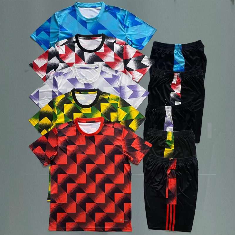 Cheap wholesale and sublimated football jersey custom team training football uniform soccer jersey