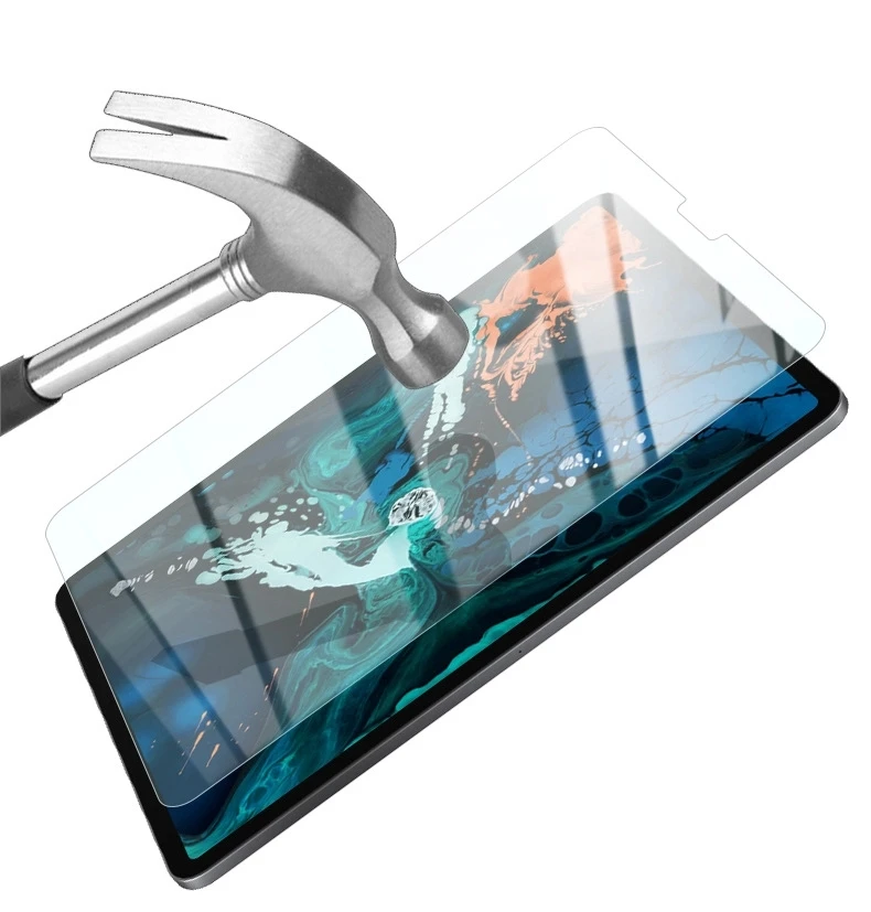 Factory Wholesale For ipad Pro 12.9 2015 2017 2018 2020 2021 Tablet 9H Screen Protector Tempered Glass Clear Guard Film