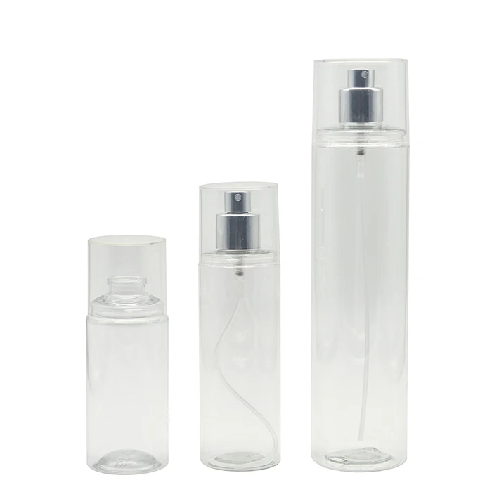 80ml 110ml 150ml 200ml 250ml Plastic Victoria Spray Cylinder Pet Perfume Bottle for Vanilla Body Spray
