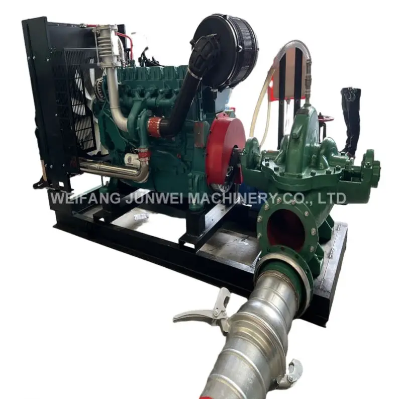 8 inch and 10 inch diesel engine water pumpSingle cylinder engine agricultural diesel pump set