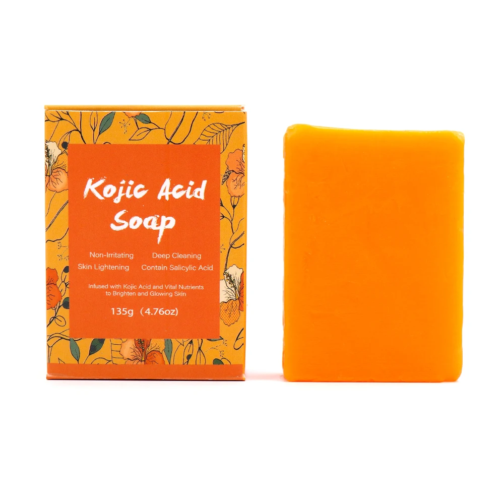 Custom Wholesale Natural Organic Skin Lightening and Whitening Papaya Kojic Acid Soap