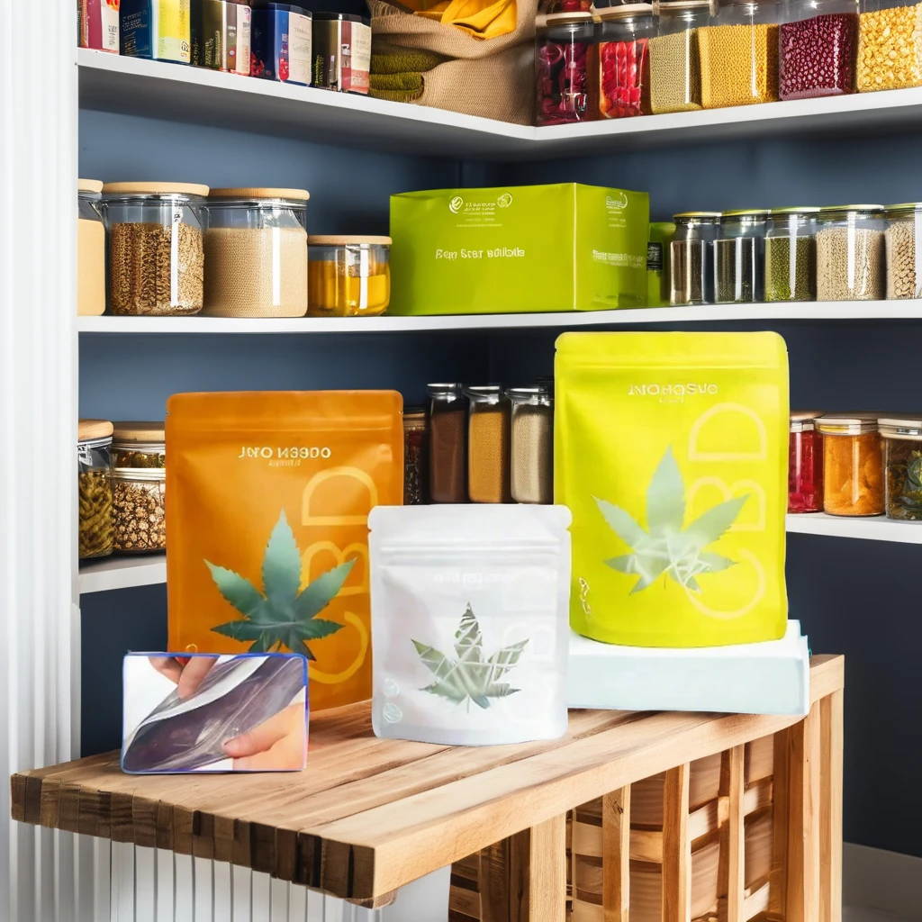 Custom Logo Printed Doy Pack Bag Mylar Printed Packing Pouch for Food for Spices and Popcorn Packaging