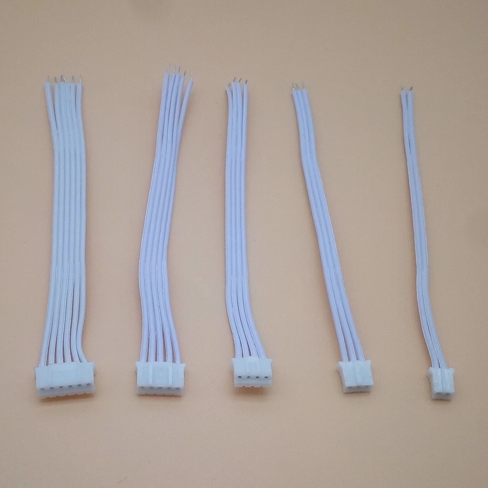 PH2.0 single head red white cable 2P 3P 4P 5P10P 2.0MM pitch length 10CM 26AWG