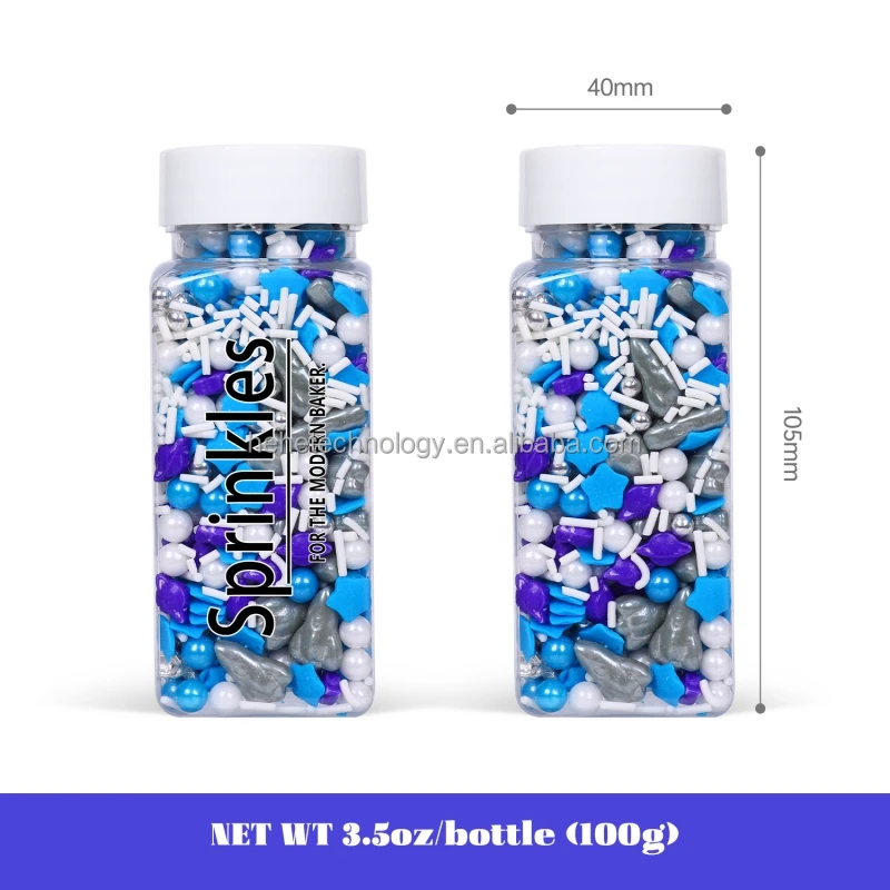 Galaxy Tour Cake Decorating Supplies Sprinkles Edibles Rockets Dark Purple Planet Candy Sprinkles Cake Decoration for Baking Art