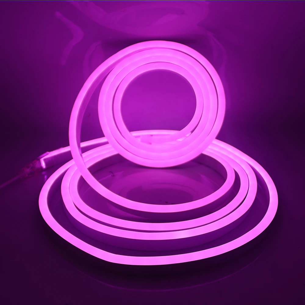 
Hot Selling Rubber Outdoor Neon Strip Light 12V Neon Flex LED Neon Rope Light 