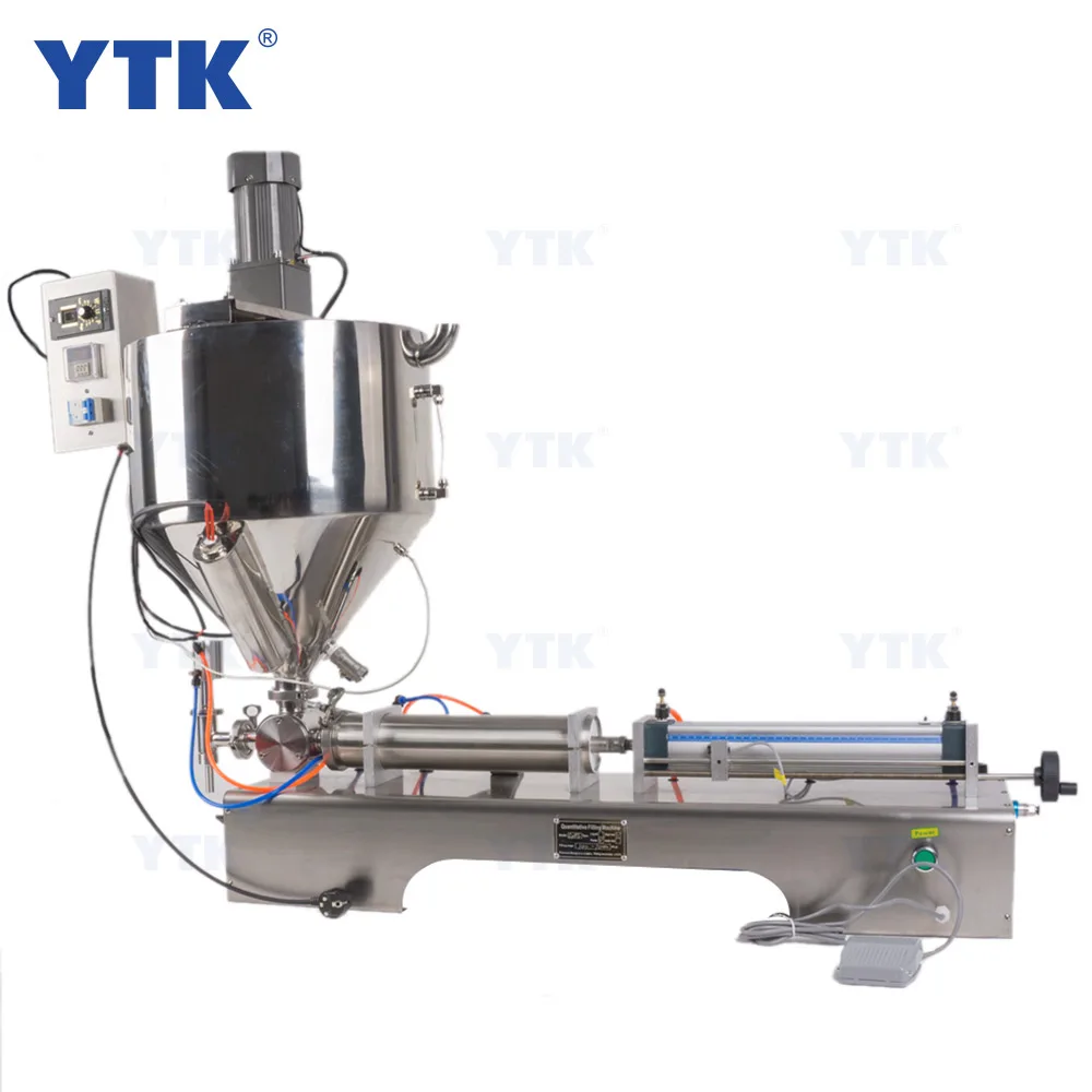 
Semi-Automatic Pneumatic Paste Filling Machine for Cream Gel with Heating Function 