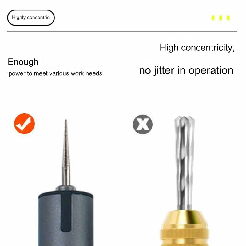 Battery-Powered Electric Engraving Pen Mini Stone Grinder with Carving Function for DIY Grading for DIY Engraving and Carving