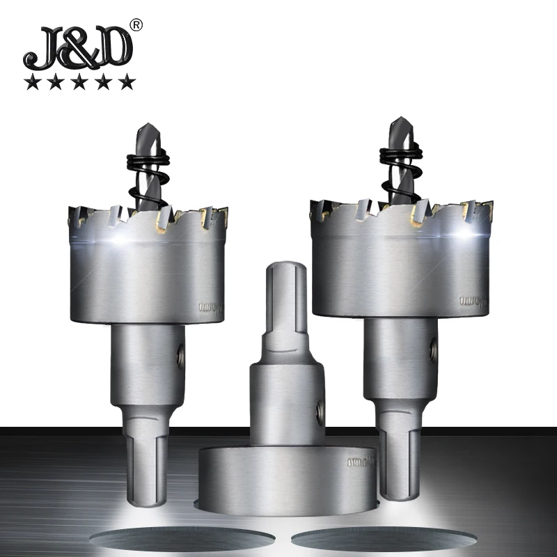 Alloy serrated hole opener TCT hard alloy reamer Stainless steel holes maker Metal thick plate aluminum alloy reamerReaming tool