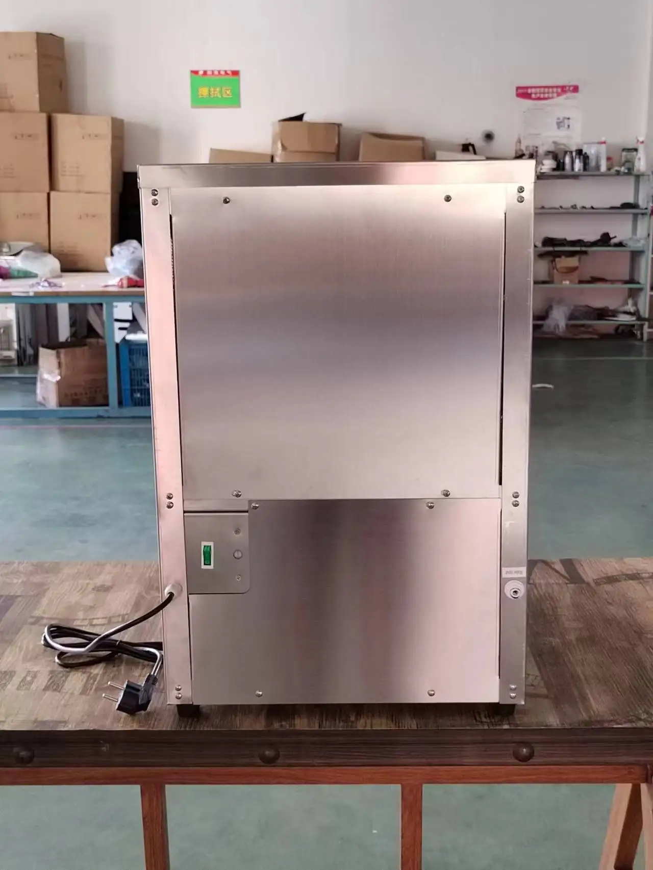 Tap water connection fully automatic pure water tabletop cold water dispenser