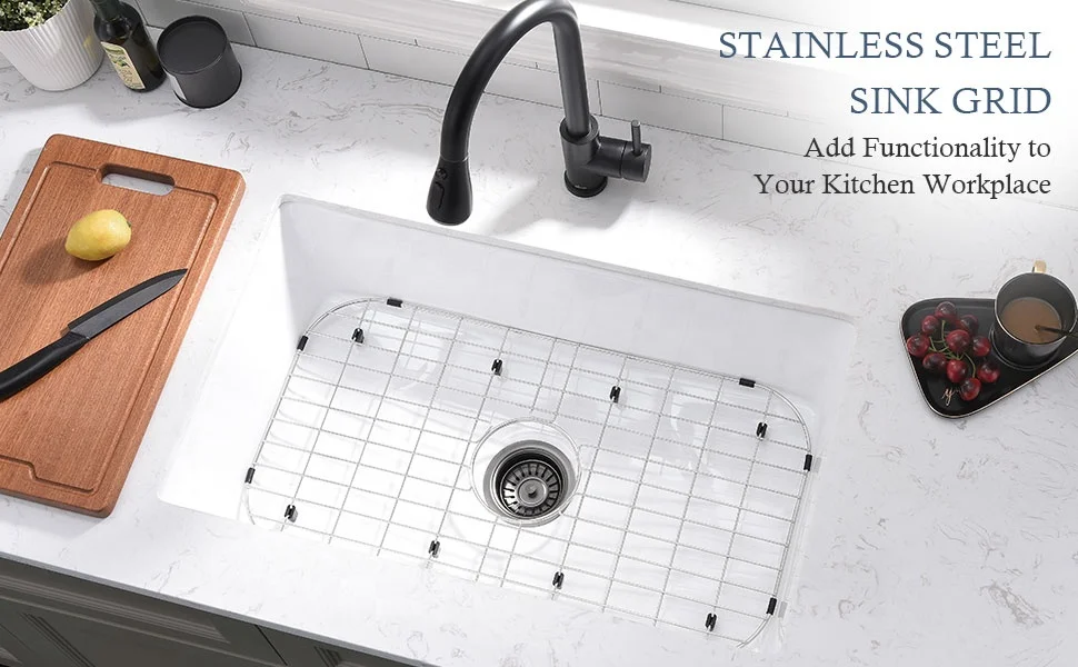 Решетка для кухонной раковины решетка из нержавеющей стали нижняя сетка в ванной защиты с отцентрованным сливом и угловым радиусом