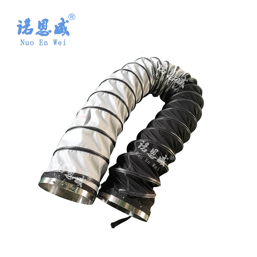 Customizable pvc anti high temperature flexible resistant steel wire hose for handling high-temperature gases equipment