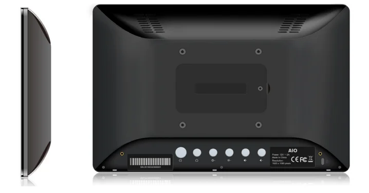 JCVISION 10.1 inch POE Advertising Display Meeting Room Display Smart Android Media Player Tablet Advertising Display