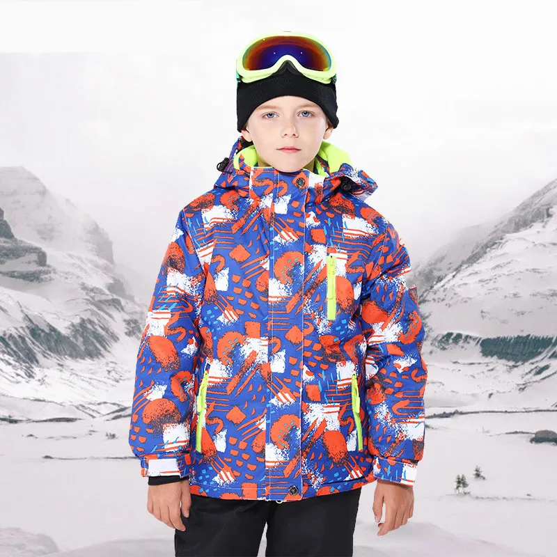 
Kids Ski Suit Windproof Waterproof Warm Snow Set Pants Winter Skiing 