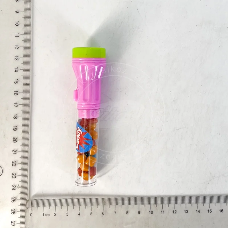 Flashlights and fruit-flavored candy