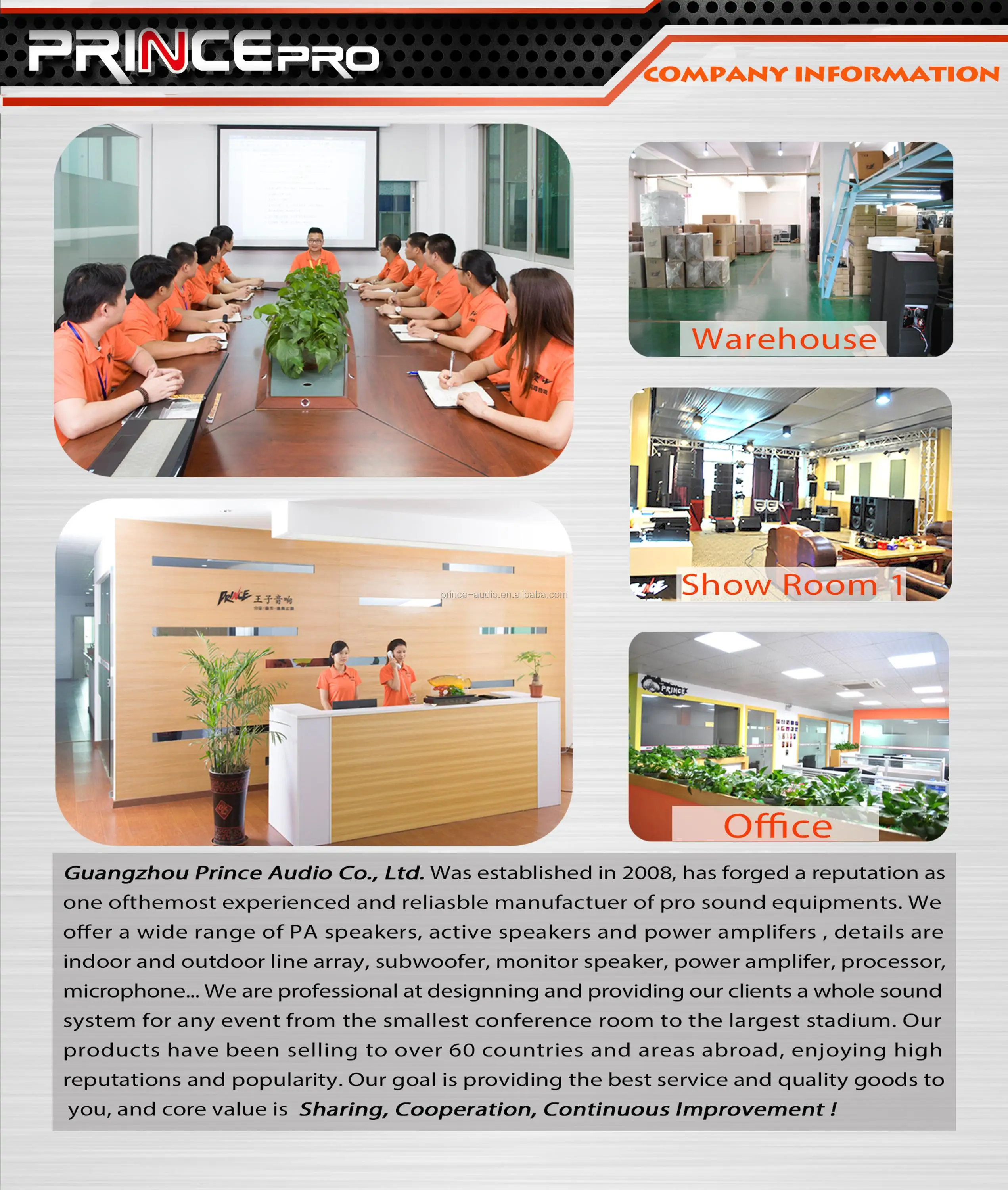 Professional Three-Way Long Throw Stadium Speaker