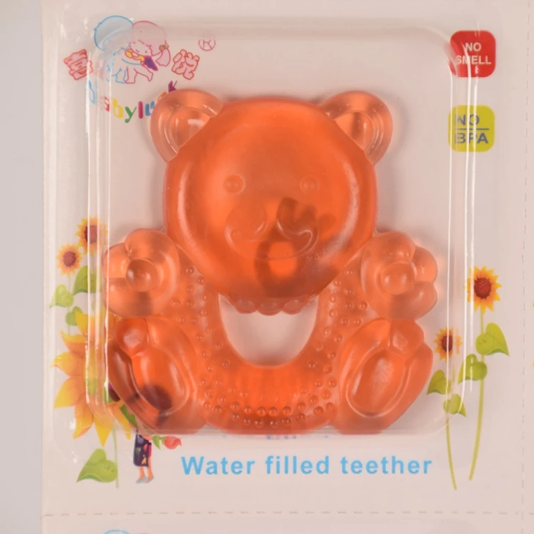 Natural rubber baby water teether toy teether chewing child