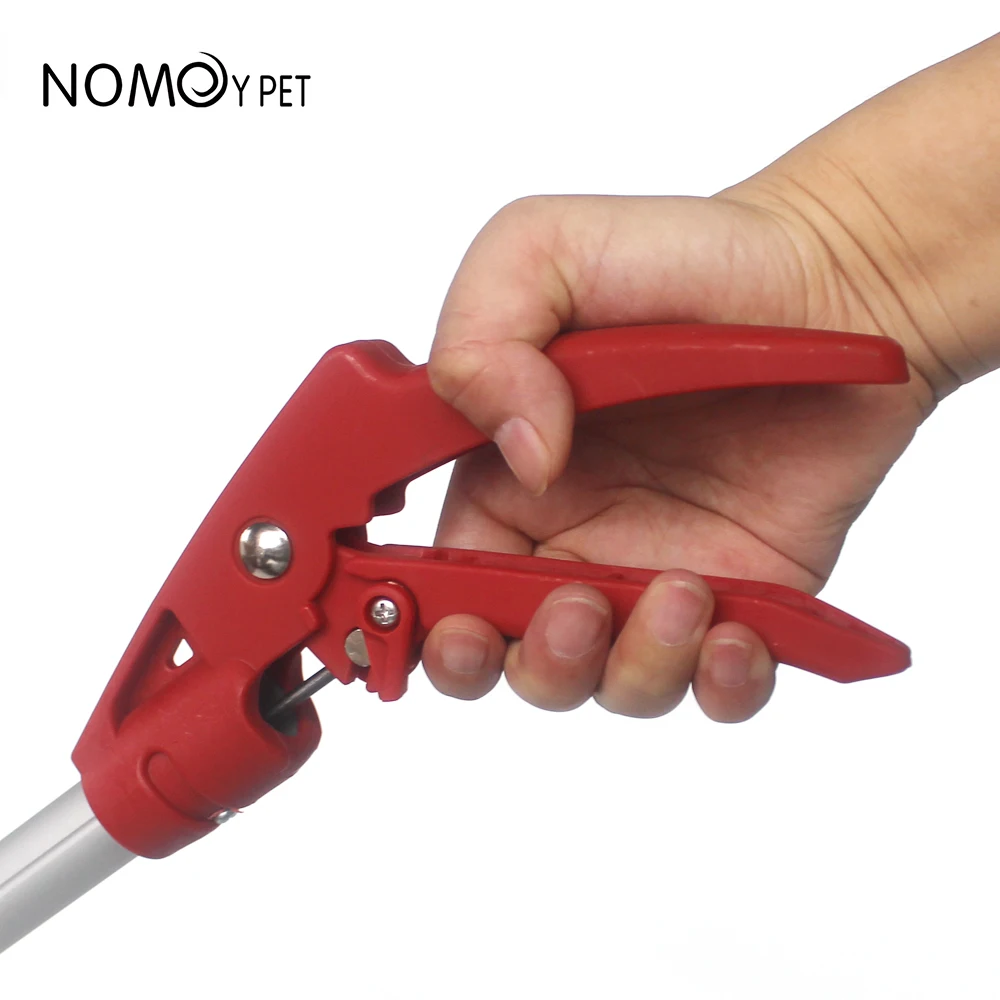 NOMOY PET Extended snake tong Snake Tongs Reptile Grabber Rattle Snake Catcher Wide Jaw Handling Tool with Non-Slip Grip Handle